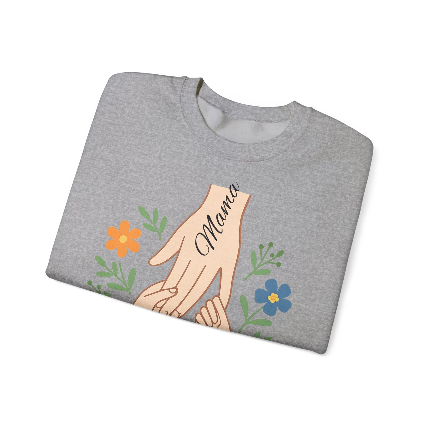 Personalized Mama Hands Crewneck Sweatshirt