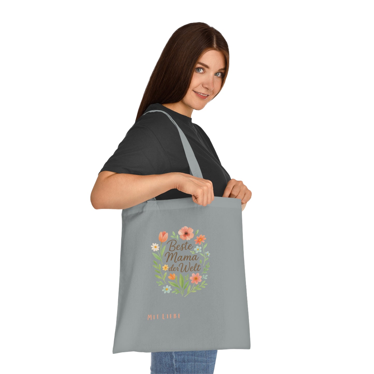 Personalized Mother's Day Cotton Tote Muttertag