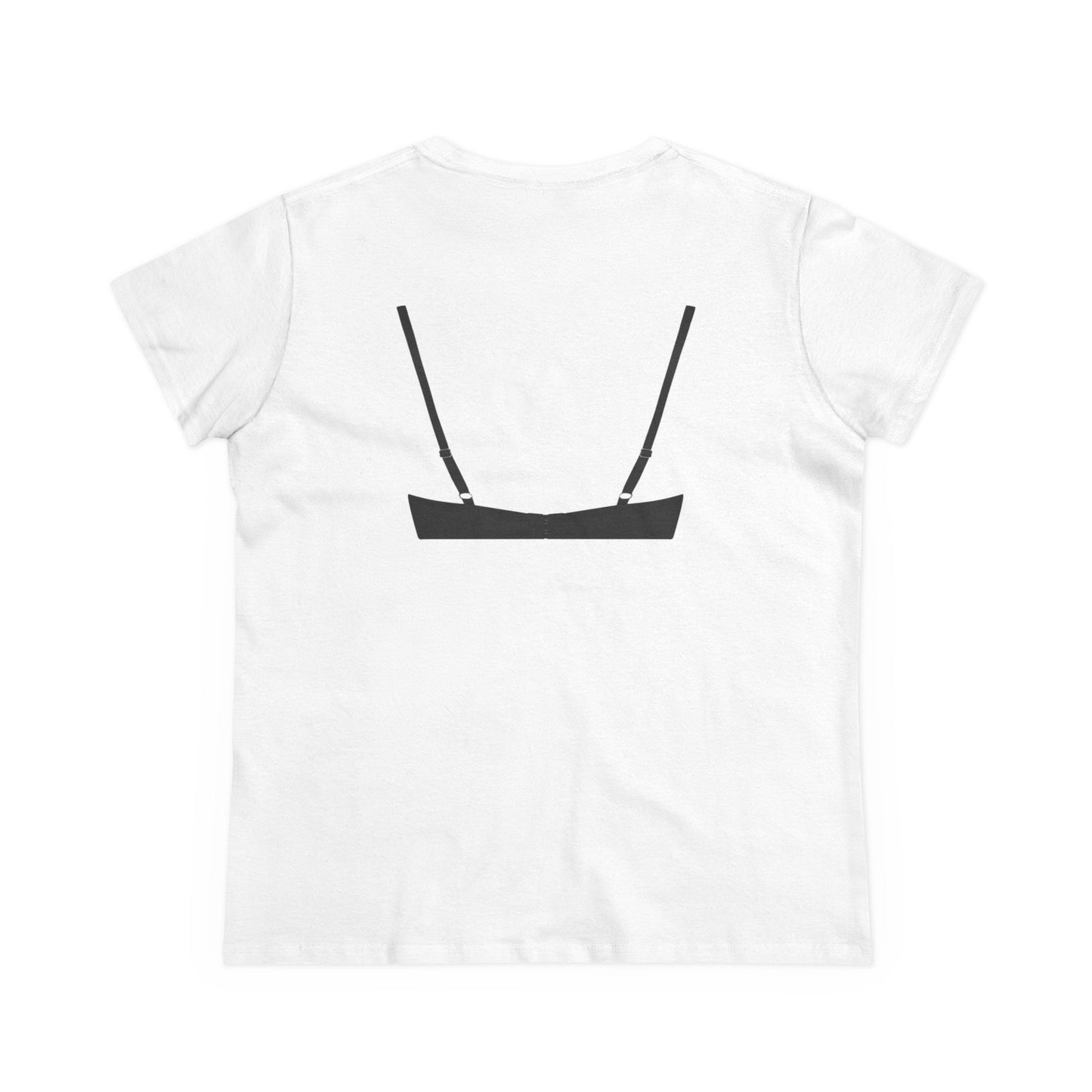 White Women's Midweight Cotton Tee