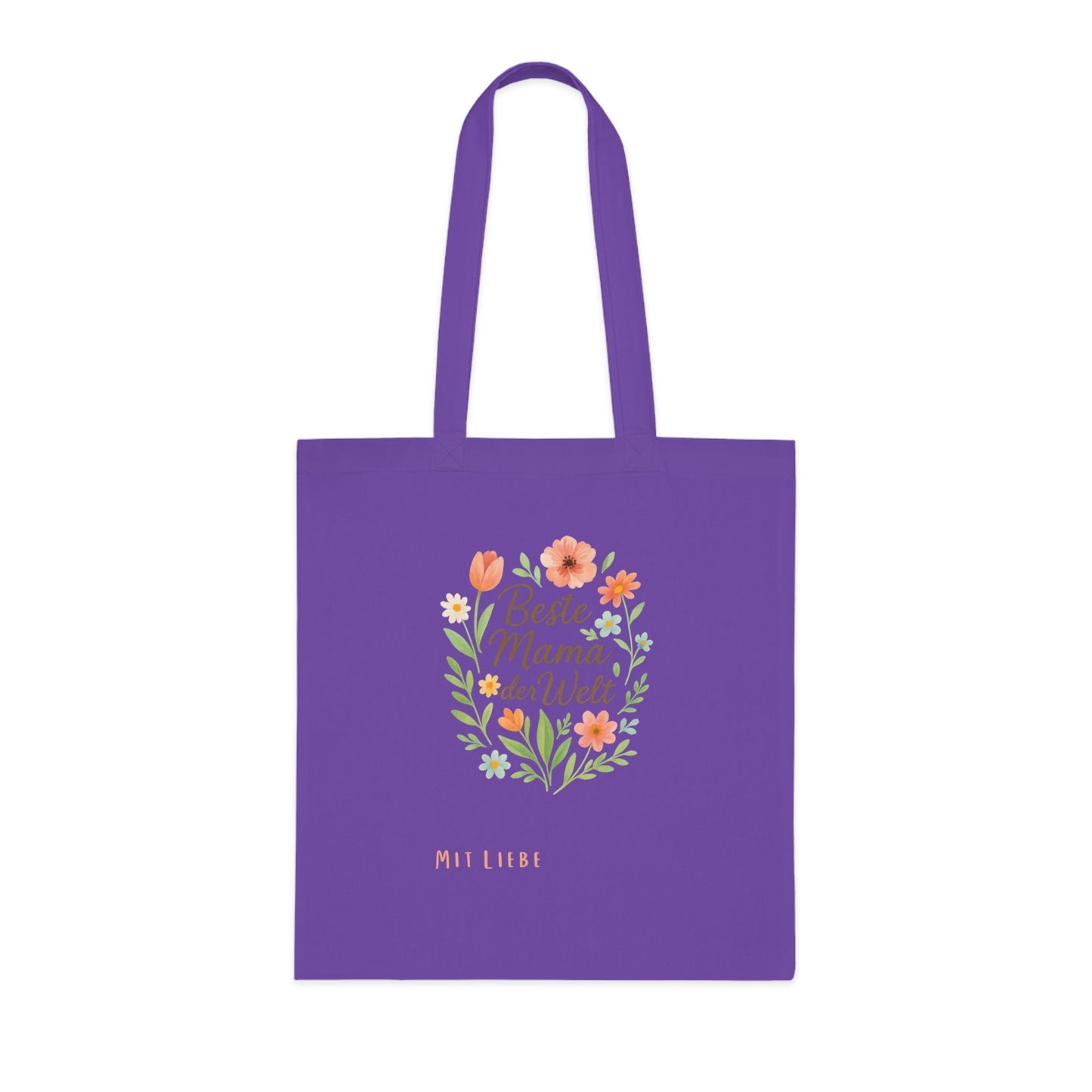 Personalized Mother's Day Cotton Tote Muttertag