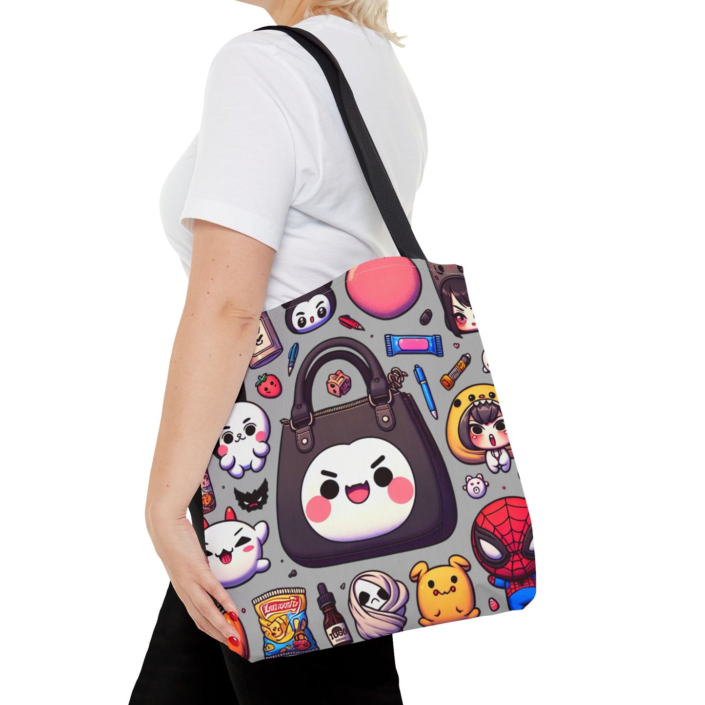 Niedliche Kawaii Tragetasche mit verspielten Charakteren - Perfekt für den täglichen Gebrauch und Geschenke