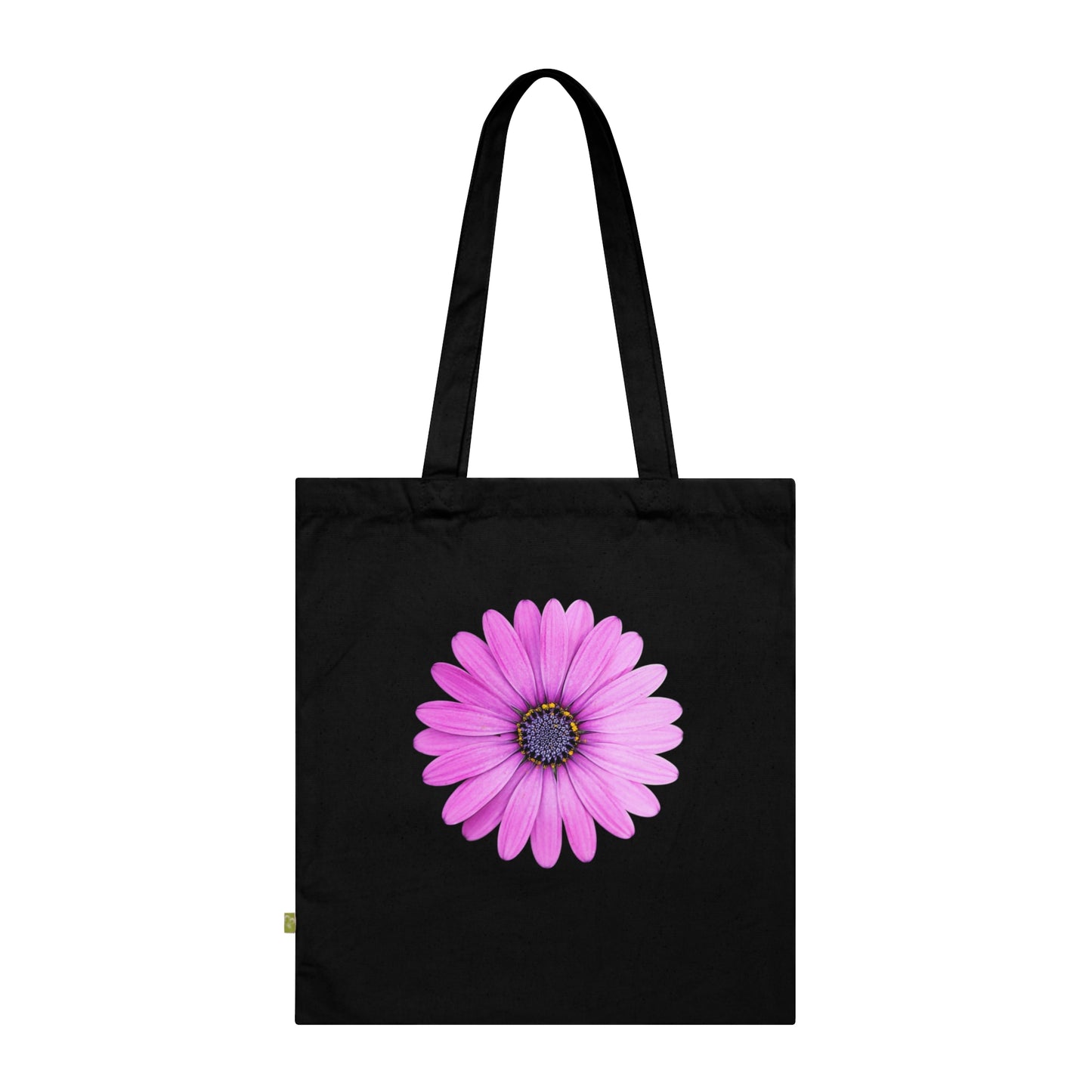 Bolsa de Tela de Algodón Orgánico Flor en Flor - Ecológica y Elegante para Uso Diario