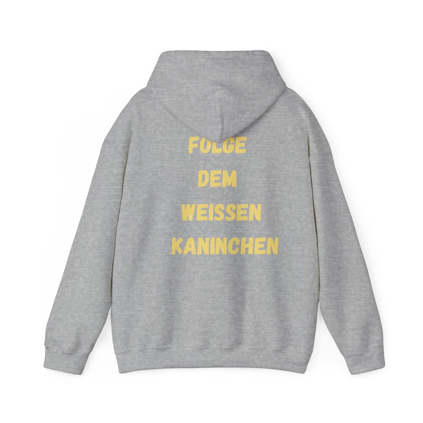 Folgen Sie dem weißen Kaninchen Hoodie - Unisex Heavy Blend™ Sweatshirt