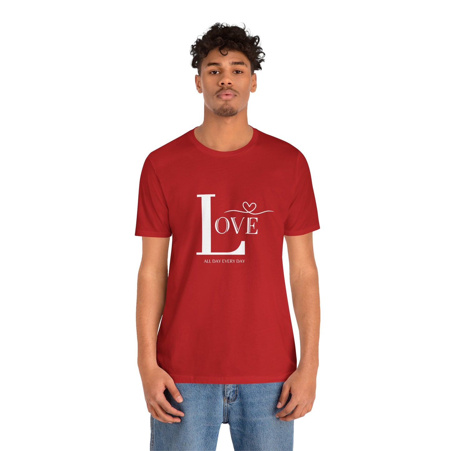 Unisex  Jersey Short Sleeve Love Tee