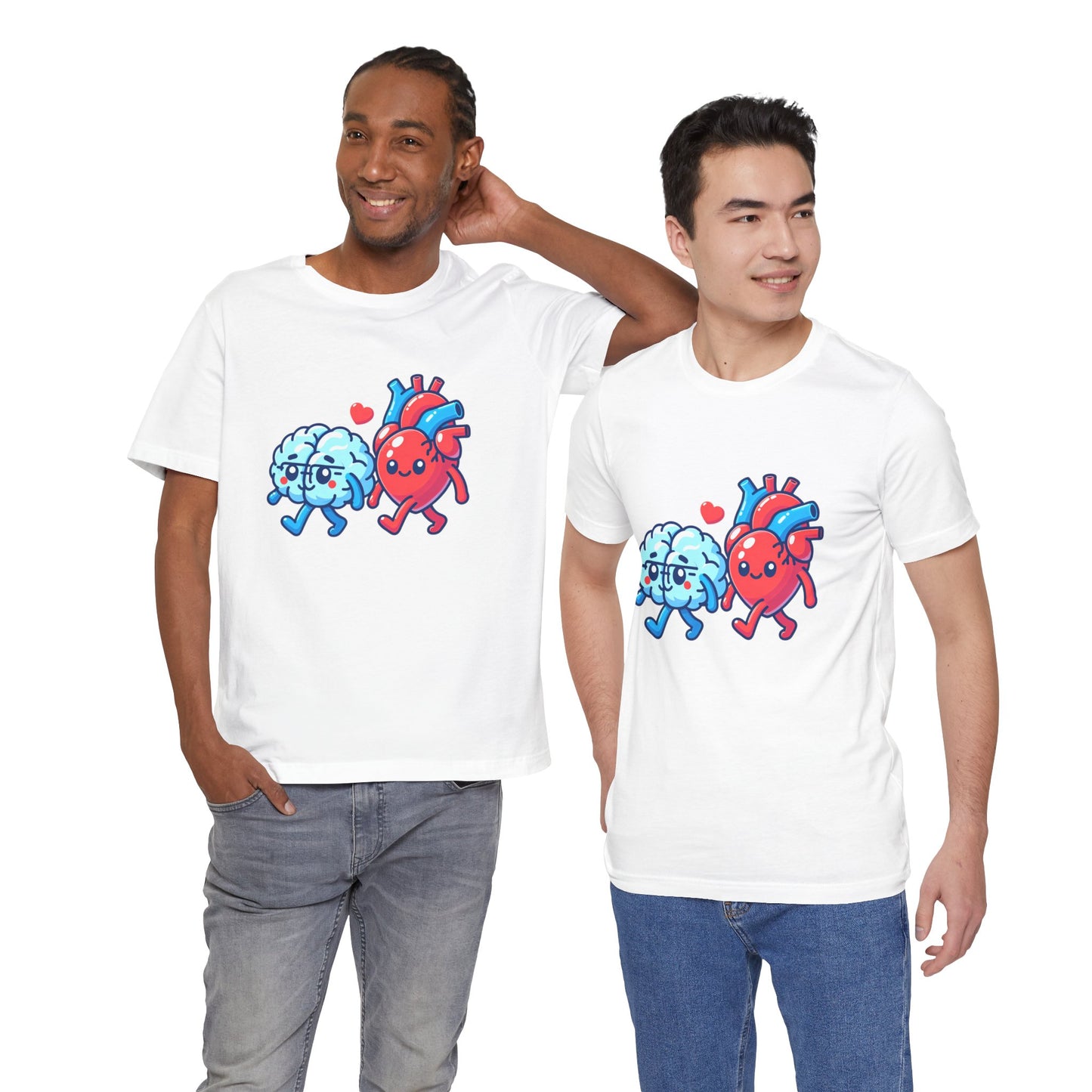 Camiseta unisex con estampado teñido en prenda